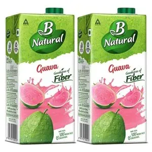 B Natural Guava Juice 1L Pack of Rs 105 amazon dealnloot