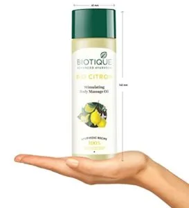 Biotique Bio Citron Stimulating Body Massage Oil Rs 64 amazon dealnloot