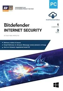 BitDefender Internet Security 1 User 3 Years Rs 199 amazon dealnloot