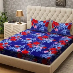 Bombay Dyeing 136 TC Polyester Double Floral Rs 322 flipkart dealnloot