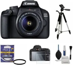 Canon 3000D With Basic Accessory Kit DSLR Rs 22990 flipkart dealnloot