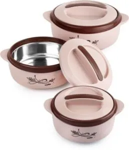 Cello Sapphire Pack of 3 Thermoware Casserole Rs 455 flipkart dealnloot