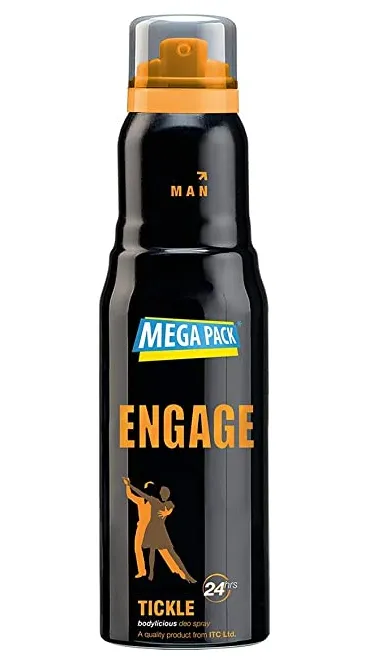 Engage Tickle Deodorant for Men, 220ml