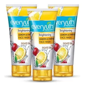 Everyuth Naturals Brightening Lemon Cherry Face Wash Rs 252 amazon dealnloot