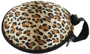 Fabme Womens Leopard Print Lingerie Bag