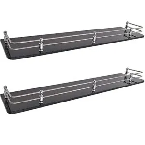 Klaxon Bathroom Front Glass Shelf Wall Shelf Rs 537 amazon dealnloot