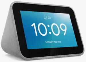 Lenovo ZA4R0023IN Smart Clock with Google Assistant (Grey)
