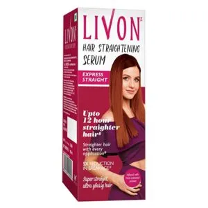 Livon Hair Straightening Serum for Straighter Hair Rs 163 amazon dealnloot