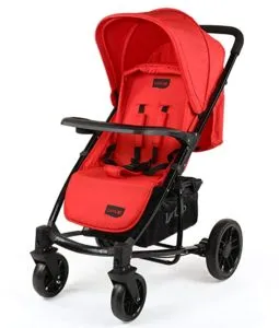 Luvlap Elite Baby Pram Stroller Red Rs 3150 amazon dealnloot
