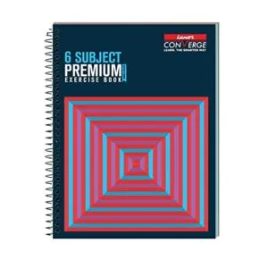 Luxor 6 Subject Spiral Premium Exercise Notebook Rs 94 amazon dealnloot