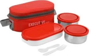 Milton Executive 3 Containers Lunch Box 1300 Rs 345 flipkart dealnloot