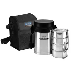 Milton Tuscany 4 Tiffin Silver Rs 1169 amazon dealnloot