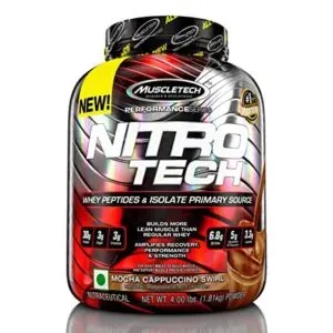 Muscletech Performance Series Nitrotech Whey Protein Peptides Rs 3242 amazon dealnloot