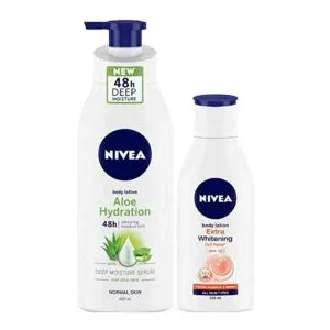 NIVEA Aloe Hydration Body Lotion 400ml and Rs 270 amazon dealnloot