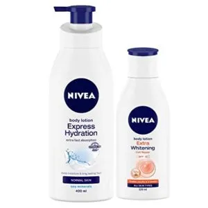NIVEA Express Hydration Body Lotion 400ml and Rs 270 amazon dealnloot