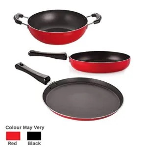 Nirlon Non Stick Aluminium Mini Cookware Set Rs 579 amazon dealnloot