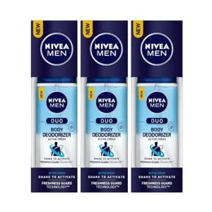 Nivea Men Duo Body Deodorizers Active Fresh Rs 300 amazon dealnloot
