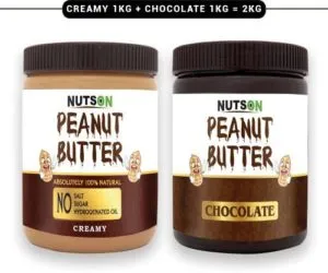 Nutson All Natural Creamy Chocolate Peanut Butter Rs 383 flipkart dealnloot