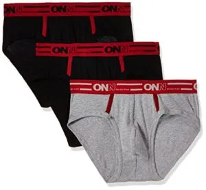 ONN Men s Cotton Brief Pack of Rs 100 amazon dealnloot