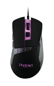 Photron Wired Gaming Mouse PH GMS10 Black Rs 299 amazon dealnloot