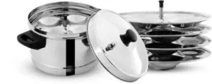 Pigeon Stainless Steel 4 Plates Induction Standard Rs 650 flipkart dealnloot