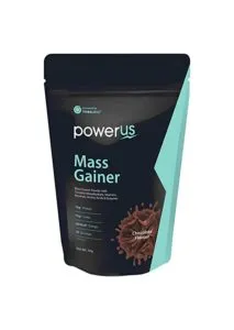 Powerus Mass Gainer Powder 1kg Chocolate Flavour Rs 493 amazon dealnloot