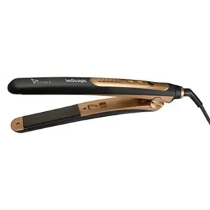 SYSKA HS2021i Ionic Hair Straightener Black Golden Rs 1478 amazon dealnloot