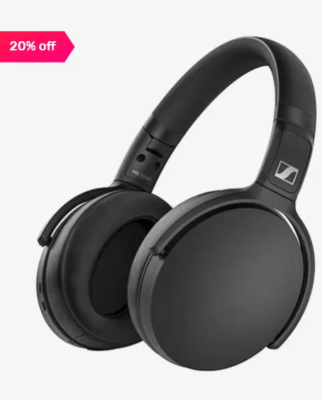 Sennheiser Wireless Bluetooth Headphone (HD 350BT, Black)