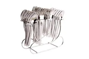 Shapes Feast 24 pcs Cutlery Set 6 Rs 240 amazon dealnloot