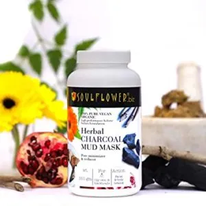 Soulflower Herbal Charcoal Mud Mask Face masks Rs 480 amazon dealnloot