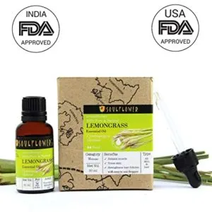 Soulflower Lemongrass Essential Oil for Hair and Rs 315 amazon dealnloot