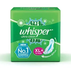Whisper Ultra Clean Sanitary Pads for Women Rs 120 amazon dealnloot