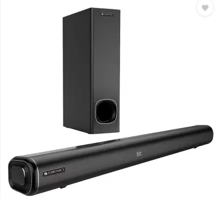 Zebronics Zeb-Juke Bar 4000 80 W Bluetooth Soundbar  (Black, 2.1 Channel)