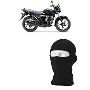 Autokraftz Black Bike Full Face Mask For Rs 102 amazon dealnloot