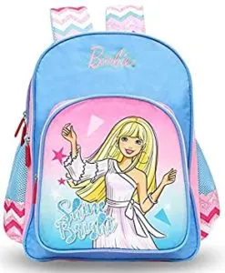 Barbie 20 Ltrs Blue School Backpack MBE Rs 292 amazon dealnloot