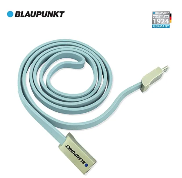 Blaupunkt Highly Durable Micro to USB 2.0 Flat Cable