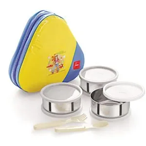 Cello Eat N Eat 3 Plastic Container Rs 251 amazon dealnloot