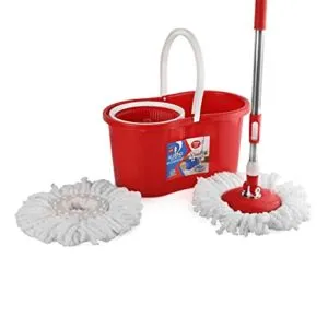 Cello Kleeno Compacto Spin Mop with 2 Rs 699 amazon dealnloot