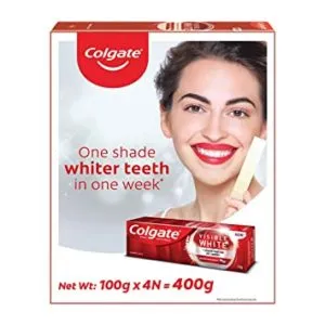 Colgate Visible White Teeth Whitening Toothpaste Protects Rs 265 amazon dealnloot
