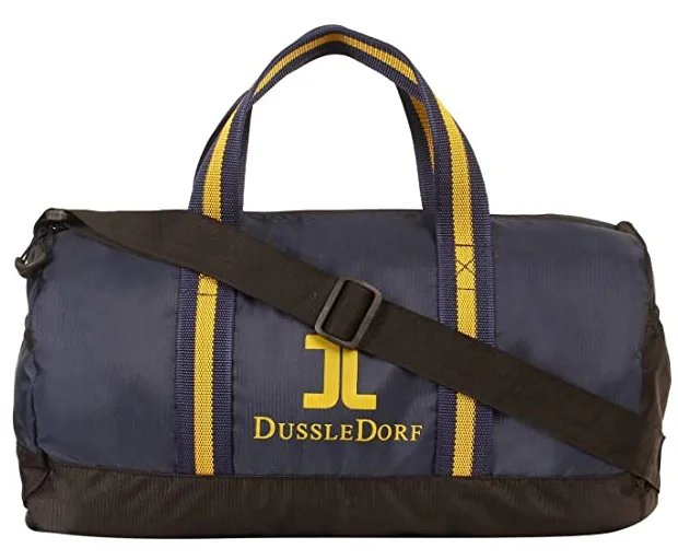 Dussle Dorf Polyester 38 cm Navy Blue Travel Duffel Bag
