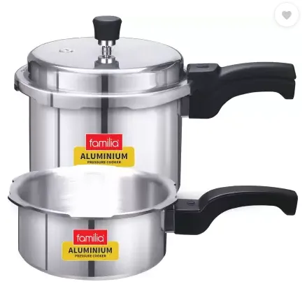 Familia Combo Pack 23 2 L, 3 L Induction Bottom Pressure Cooker 