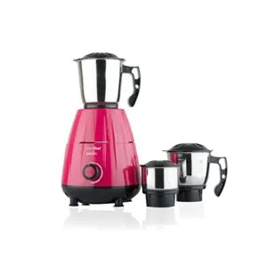 GREENCHEF Mixer Grinder 600W 3 Jars Pink Rs 1499 amazon dealnloot