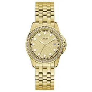 Guess Analog Gold Dial Women s Watch Rs 5805 amazon dealnloot