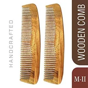 Herb Essential Anti Hairfall Neem Wood Comb Rs 204 amazon dealnloot