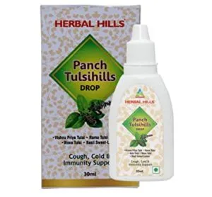 Herbal Hills Panch Tulsi Cough Cold Immunity Rs 150 amazon dealnloot