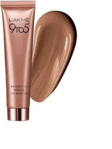 Lakme 9 to 5 Weightless Mousse Foundation Rs 255 flipkart dealnloot