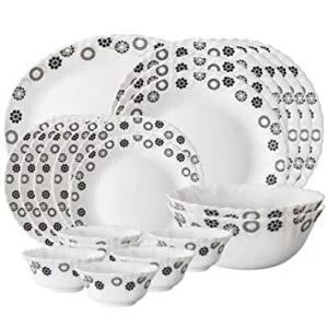 Larah By Borosil Universe Opalware Dinner Set Rs 1260 amazon dealnloot