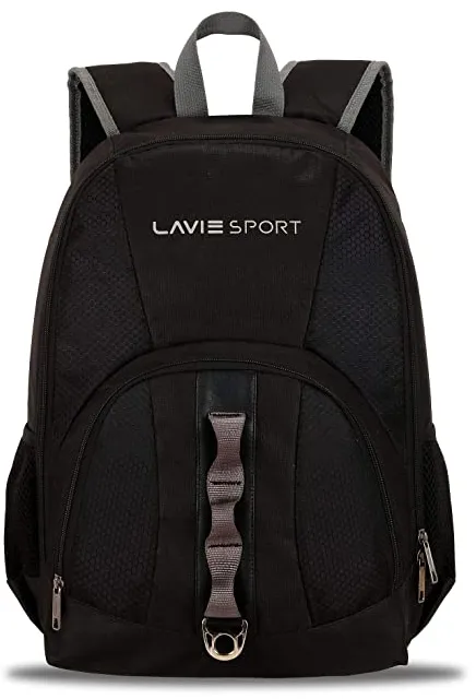 Lavie Sport 25 Ltrs Black Laptop Backpack (BEEM407019N4)