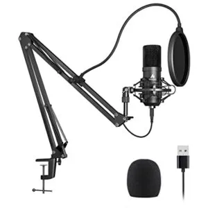 Maono AU A04 Condenser Microphone Kit Black Rs 2744 amazon dealnloot
