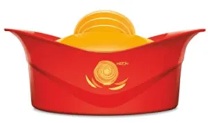 Milton Regalia Plastic Casserole with Lid, 270mm, Red